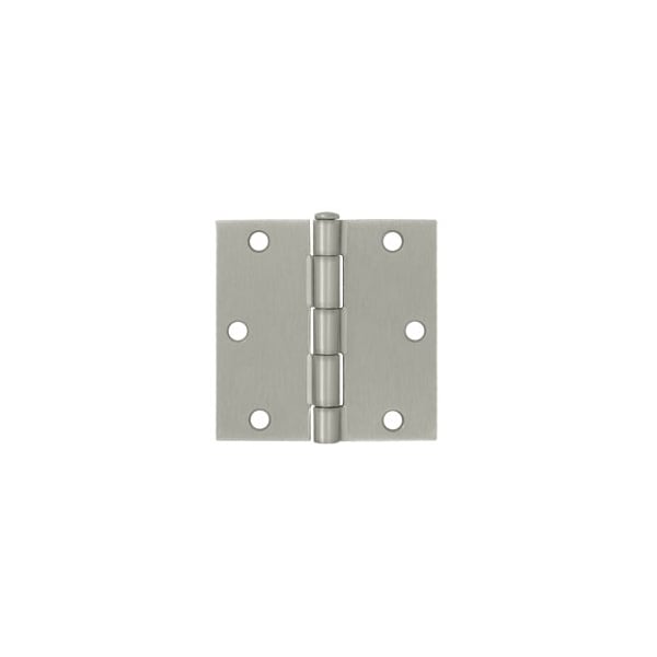S35U15-R Square Hinges Brushed Nickel, 10PK